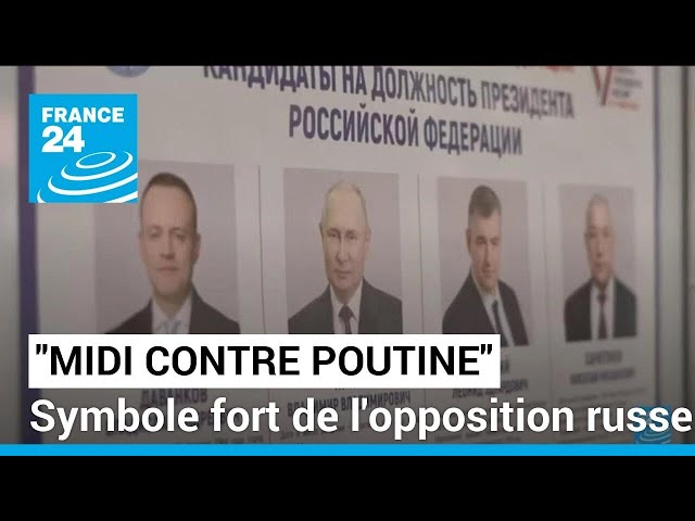 "Midi contre Poutine" : une "action simple" mais un symbole fort de l'oppos