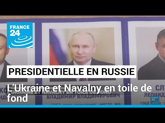 ⁣Présidentielle en Russie : la guerre en Ukraine et Alexeï Navalny en toile de fond • FRANCE 24