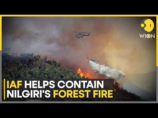 India: IAF carries out 'Bambi Bucket' ops to douse blazing forest fires in Nilgiris | WION