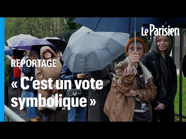 Les expatriés russes votent en masse à Paris, malgré une « élection sans surprise »