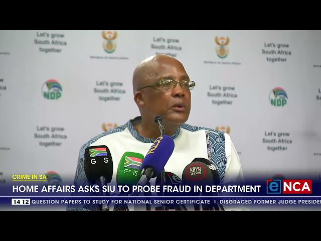 Motsoaledi asks SIU to probe fraud in the department of Home Affairs