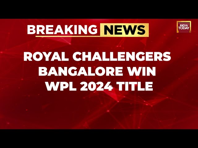 RCB Break 16-year Trophy Drought, Beat DC By 8 Wickets To Clinch WPL 2024 Title | WPL Final