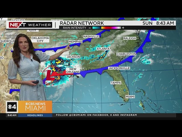 South Florida 8 a.m. Weather Forecast 3/17/2024