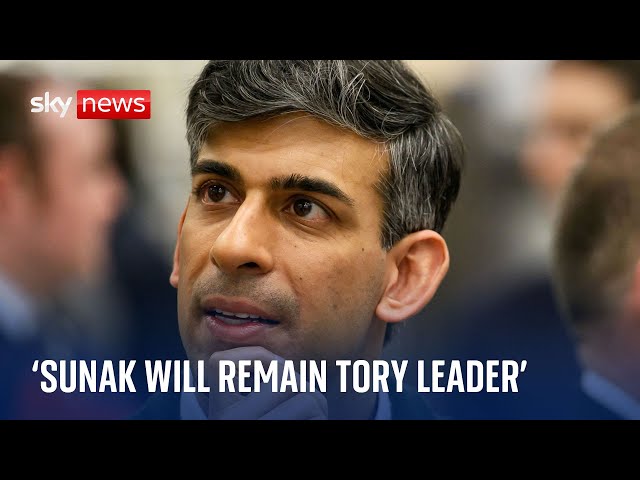 Sunak will lead Tories into election, minister insists amid rumours of plot to oust PM