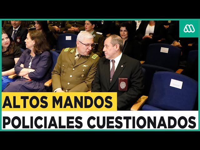 Altos mandos cuestionados: Máximos timoneles de las policías imputados por graves delitos