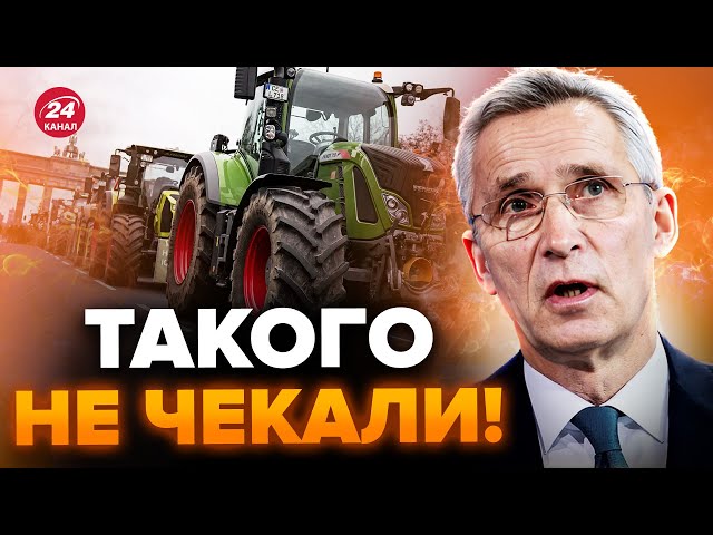 ⁣Ось і ТАЄМНИЦЯ ПРОТЕСТІВ фермерів. Пряма ЗАГРОЗА НАТО: Макрон ШОКУВАВ Путіна. Кремль У СТУПОРІ