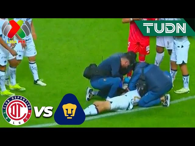 ¡FUERTE CHOQUE! Trigos sale con la peor parte | Toluca 1-0 Pumas | CL2024 - Liga Mx J12 | TUDN