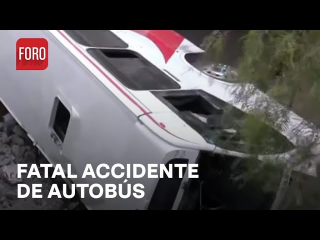 Grave accidente de autobús en la México-Pirámides - Las Noticias