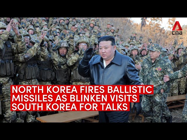 North Korea fires multiple ballistic missiles as US' Antony Blinken visits South Korea