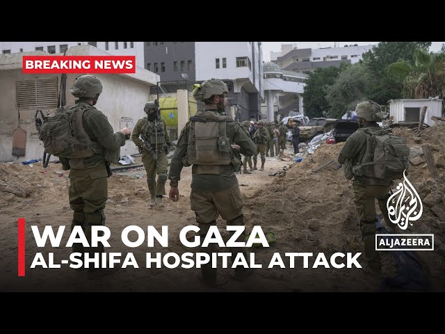 Israeli forces surrounded and opened fire at Gaza’s al-Shifa hospital