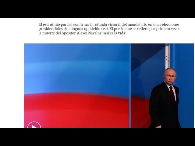 Plébiscite accordé à Vladimir Poutine en Russie: "Un score soviétique" • FRANCE 24