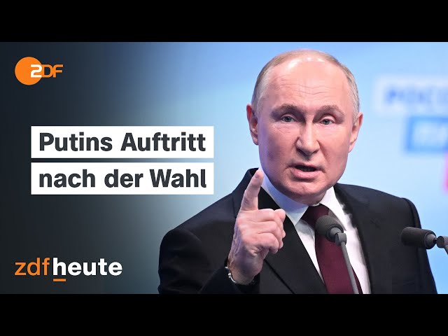 Wie Putin seinen Sieg feiert | Morgenmagazin