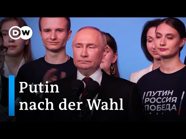 Putins Sieg bei der Scheinwahl: Was heißt das für die Ukraine? | DW Nachrichten