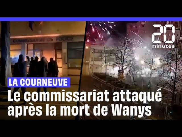 La Courneuve : Le commissariat attaqué après la mort de Wanis #shorts