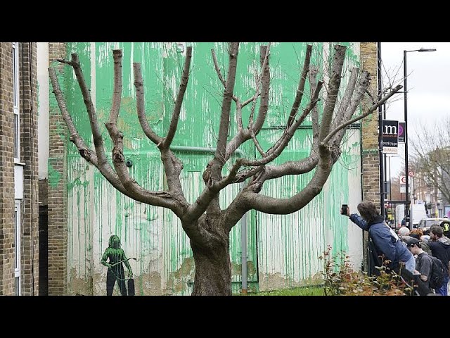 ⁣Banksy confirme être l'auteur d'une nouvelle fresque à Londres
