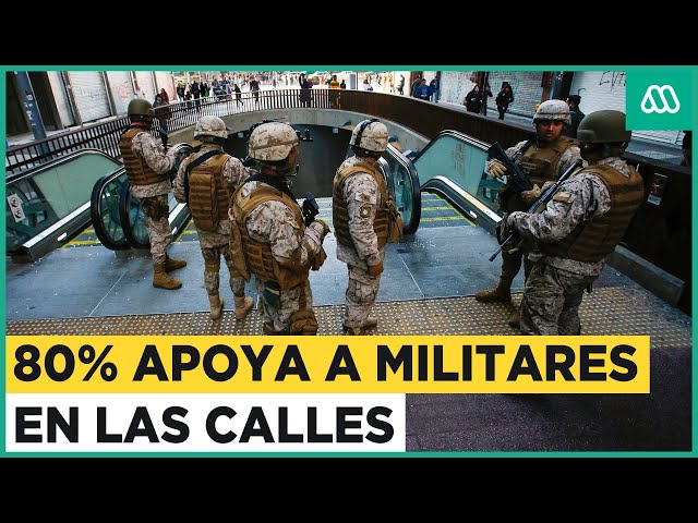 80% apoya a militares en las calles para labores de seguridad ciudadana