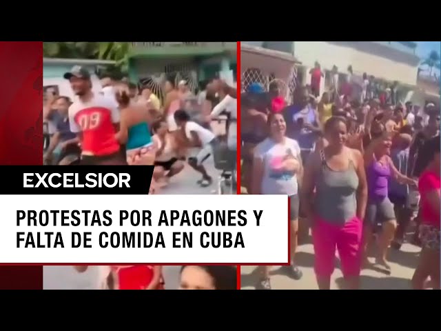 Estallan protestas en Cuba por escasez de comida