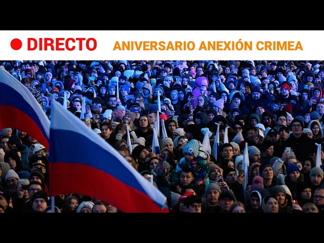 RUSIA: MOSCÚ celebra el DÉCIMO ANIVERSARIO de la ANEXIÓN de CRIMEA | RTVE Noticias