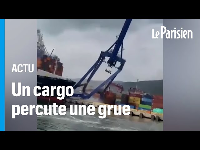 Turquie : un cargo rate sa manoeuvre et détruit plusieurs grues en entrant dans un port