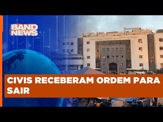 Israel invade hospital em Gaza e prende 80 pessoas| BandNews TV