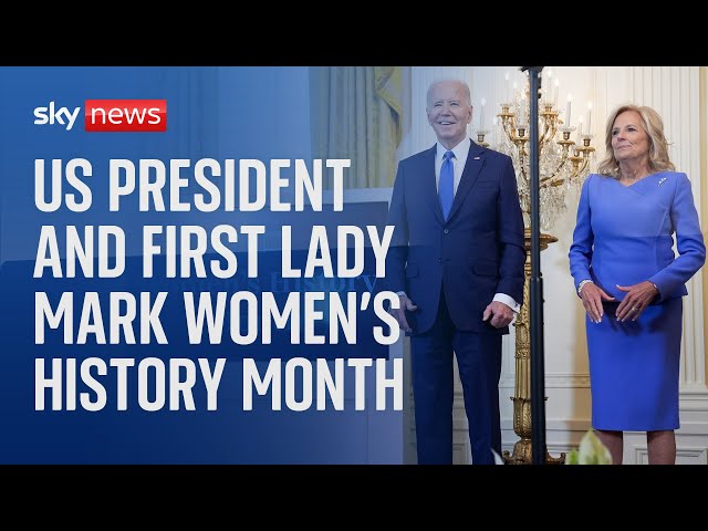 President Biden and First Lady Jill Biden celebrate Women's History Month