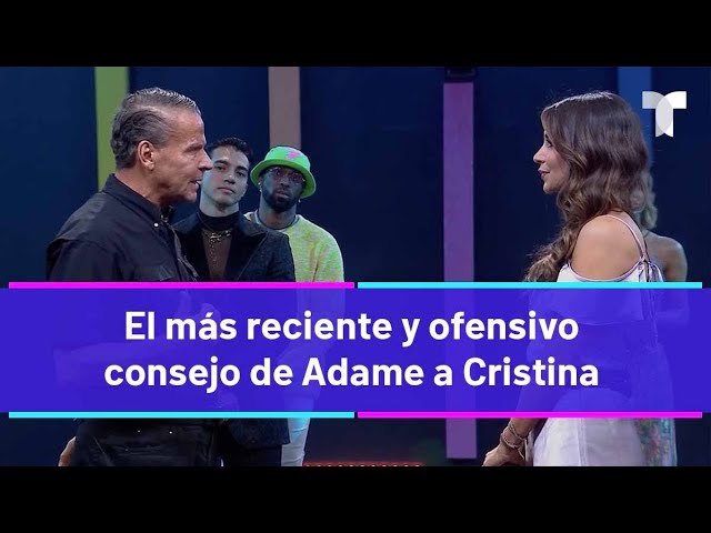 La Casa de los Famosos 4  | “Eres una baratija”: el ofensivo consejo de Adame a Cristina