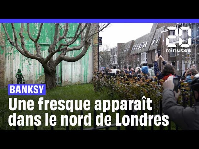 Banksy : Une nouvelle fresque de l'artiste apparaît dans le nord de Londres