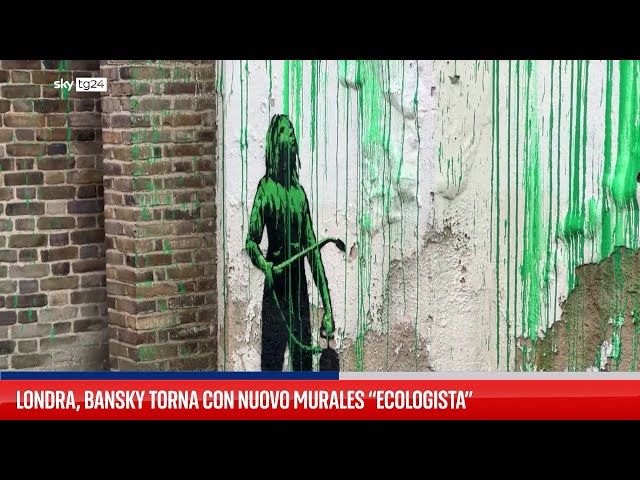 Londra, Bansky torna con nuovo murales "ecologista"