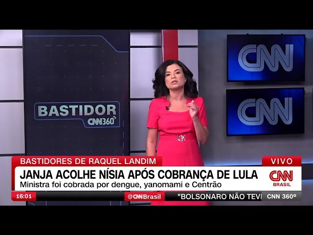 Janja acolhe Nísia após cobrança de Lula em reunião, dizem fontes | CNN 360º