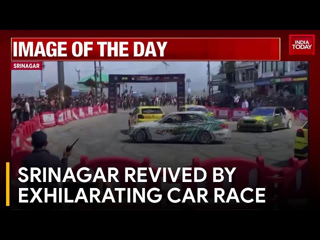 Thrilling Formula of Four Car Race Enlivens Scenic Srinagar