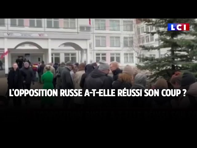 L'opposition russe a t elle réussi son coup ?