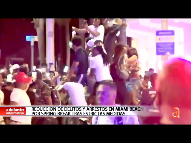 Mano dura en Miami Beach funcionó y fue reducida la criminalidad en el fin de semana de Spring Break