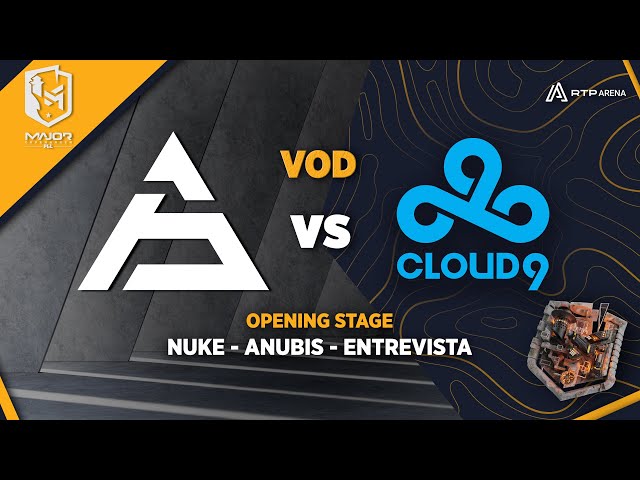 SAW vs. Cloud9  PGL Copenhagen Major 2024 - Opening Stage