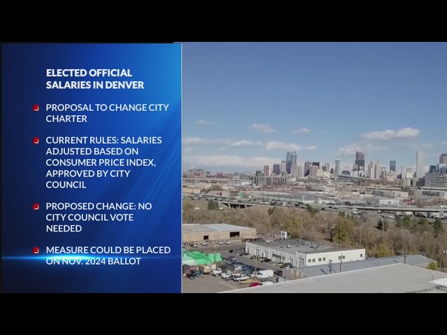 Change proposed for Denver elected official salaries