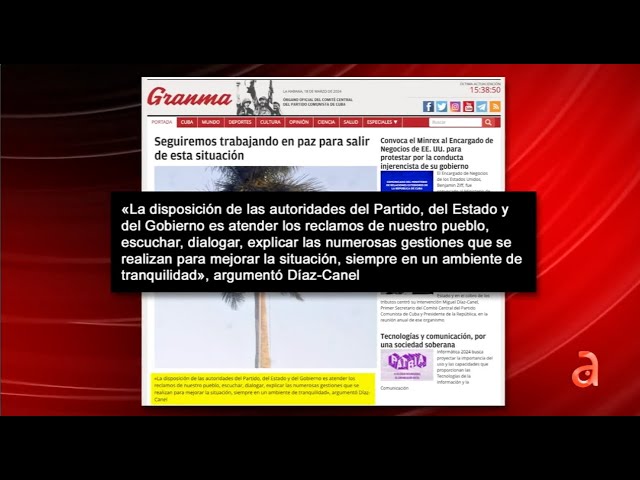 EE.UU. niega estar detrás de protestas en Cuba: "La acusación es absurda"