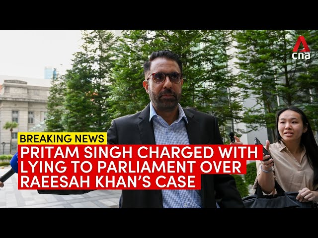 WP chief Pritam Singh charged with lying to parliament over Raeesah Khan’s case