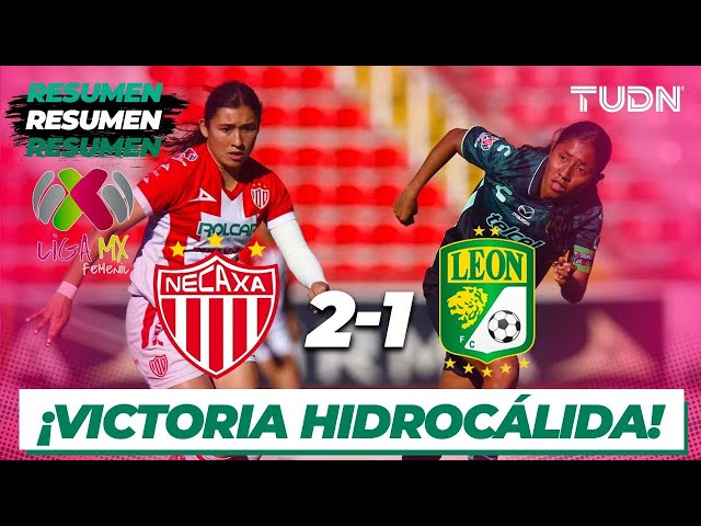 Resumen y goles | Necaxa 2-1 León | Liga MX Femenil CL2024 - Liga Mx J11 | TUDN