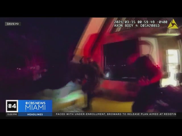 Bodycam footage released of fatal Davie police-involved shooting