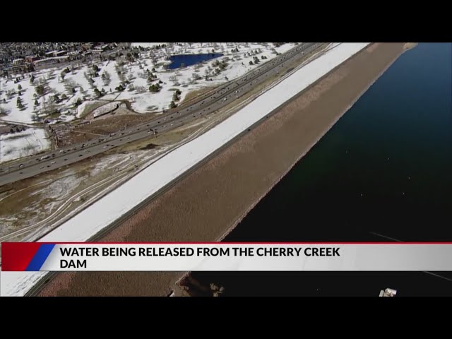 Water released from Cherry Creek Dam