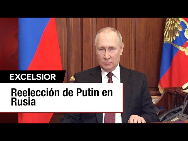 Vladímir Putin es reelegido para quinto mandato presidencial en Rusia