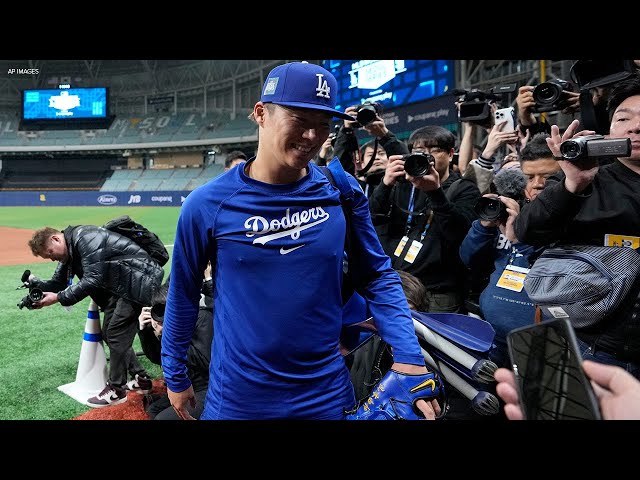 Dodgers enjoy 'electric' atmosphere ahead of 'Seoul Series' kick-off