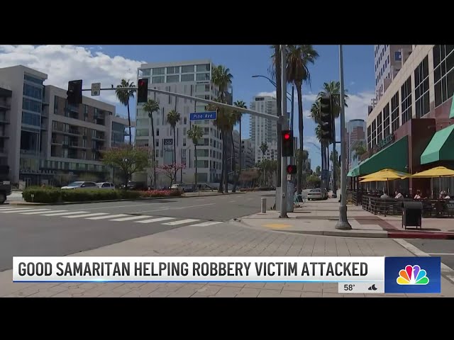 Community supports good Samaritan who was stabbed while trying to stop robbery
