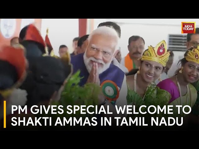 PM Modi's Unique 'Shakti Amma' Outreach in Tamil Nadu Amidst Political Showdown