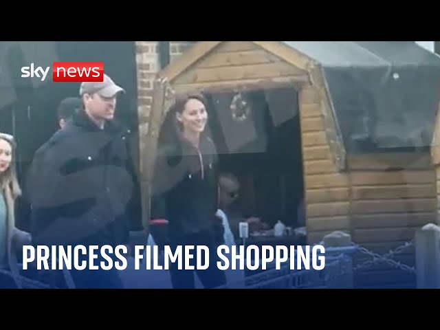 Princess of Wales: New video emerges of Kate shopping with William