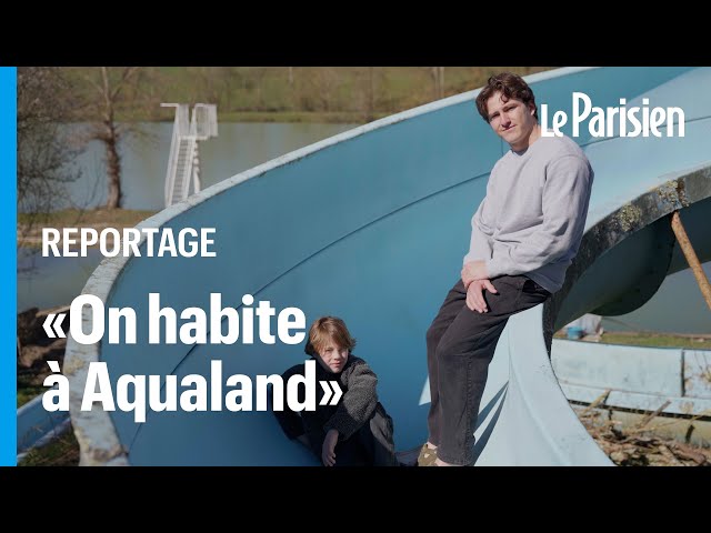 Lucas et Camille habitent dans un parc aquatique désaffecté