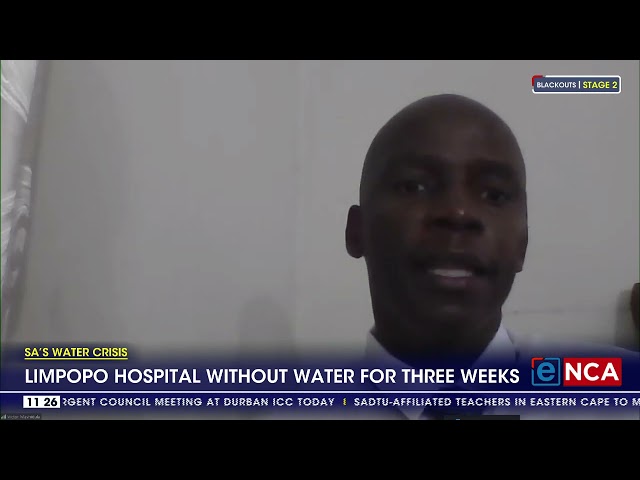 Limpopo hospital without water for three weeks