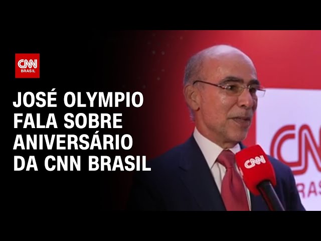 José Olympio fala sobre aniversário da CNN Brasil | CNN BRASIL