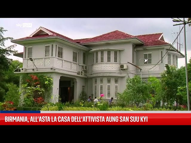 Birmania, casa Aung San Suu Kyi all'asta