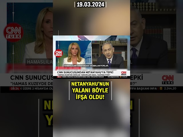 Netanyahu'nun Yalanını CNN International Sunucusu İfşa Etti #Shorts