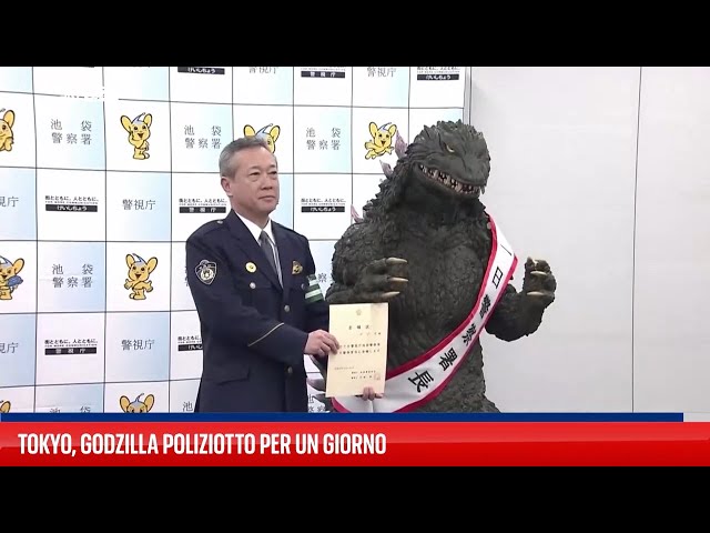 A Tokyo Godzilla poliziotto per un giorno